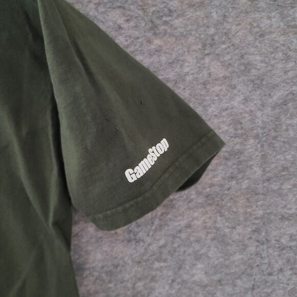 Y2K Combat Elite WWII Paratroopers Mens Large Military Green Promo Anvil Shirt - Picture 4 of 8